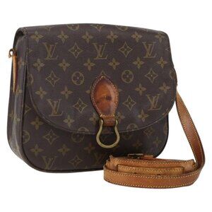 Authentic LOUIS VUITTON Monogram Saint Cloud GM Shoulder Bag M51242 LV
